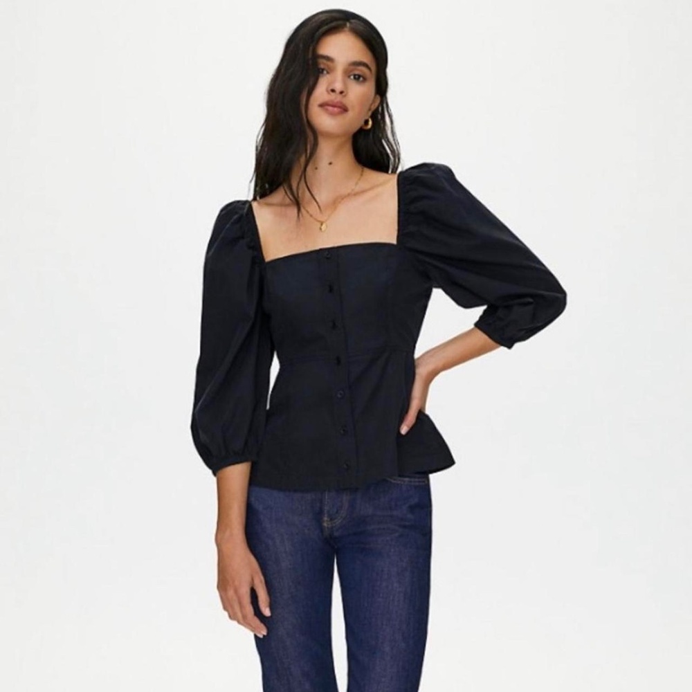 Aritzia Little Moon Luckette Blouse Size XS